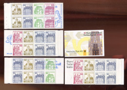 "DEUTSCHLAND" Zusammenstellung Mi 5 Markenheftchen ** (B635) - Lots & Kiloware (mixtures) - Max. 999 Stamps