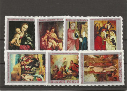 HONGRIE - SERIE TABLEAUX N° 2136 A 2142 NEUF LEGERE CHARNIERE  -ANNEE 1970 - Unused Stamps