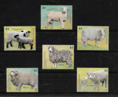 ARGENTINA 2009 SHEEP BREEDS SHEEPS FAUNA MINIATURE SHEET SET MINT NEVER HINGED - Oblitérés