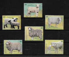 ARGENTINA 2009 SHEEP BREEDS SHEEPS FAUNA MINIATURE SHEET SET MINT NEVER HINGED - Usati