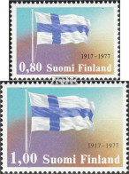 Finnland 819-820 (kompl.Ausg.) Postfrisch 1977 Unabhängigkeit - Nuovi