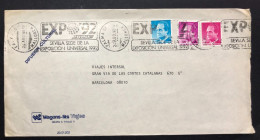 SPAIN, Cover With Special Cancellation « EXPO '92 », « PALMA DE MALLORCA Postmark », « WAGONS LITS », 1990 - 1992 – Sevilla (España)