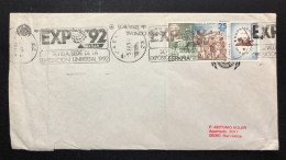 SPAIN, Cover With Special Cancellation « EXPO '92 », « JAEN Postmark », 1987 - 1992 – Séville (Espagne)