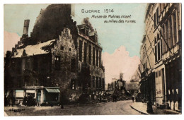 MALINES - Musée De Malines Intact Au Milieu Des Ruines - Guerre 1914 - Cpa Belgique - Malines