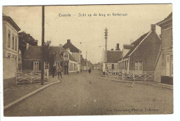 Eksaarde   Exaerde - Zicht Op De Brug En Kerkstraat 1935 - Lokeren