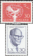 Finnland 521,524 (kompl.Ausg.) Postfrisch 1960 Karelier, Kekkonnen - Nuovi