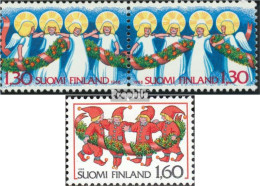Finnland 1005-1006Paar,1007 (kompl.Ausg.) Postfrisch 1986 Weihnachten - Nuovi