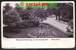 SCHIEDAM Emmaplein Bloemversiering 1907 - Schiedam