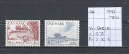 (TJ) Europa CEPT 1977 - Denemarken YT 640/41 (postfris/neuf/MNH) - 1977