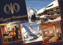 72469777 Schroecken Vorarlberg Berghotel Widderstein Kaminzimmer Restaurant Wint - Autres & Non Classés