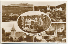 Braemar Multiview Postcard - Bute