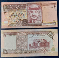 Jordan 1/2 Dinar Year 1997 P28 UNC - Jordan