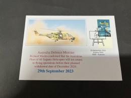 (3-8-2023) MRH-Taipan Helicopter, Will Not Fly In Australia Anymore...   29-9-2023 - Hélicoptères