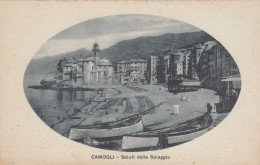 Camogli - Saluti Dalla Spiaggia - Genova (Genoa)