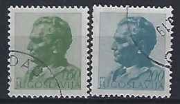 Jugoslavia 1974 / 81  Tito (o) Mi.1551-1554  (13.25 X 12.5) - Usados