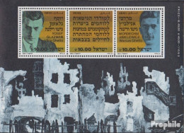 Israel Block24 (kompl.Ausg.) Postfrisch 1983 Widerstand Gegen Holocaust - Unused Stamps (without Tabs)