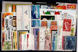 LOT OF 232 STAMPS MINT+USED +16 BLOCKS MI- 80 EURO VF!! - Collections (sans Albums)