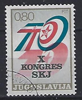 Jugoslavia 1974  X Kongress SKJ (o) Mi.1562 - Gebraucht
