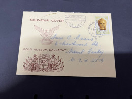 30-9-2023 (2 U 34) Australia FDC - 1983 - Ballarat Gold Museum (to Miss) - Otros & Sin Clasificación