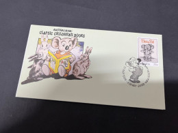 30-9-2023 (2 U 34) Australia FDC - 1985 - Classic Children's Books (5 Covers) - Sonstige & Ohne Zuordnung