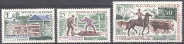 New Caledonia 1969, Cow And Horse, 3val - Ungebraucht