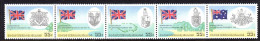 COCOS KEELING ISLANDS - 1980 AUSTRALIAN ADMINISTRATION SET (5V) IN HORIZONTAL STRIP FINE MNH ** SG 53-57 - Cocos (Keeling) Islands