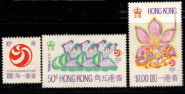 HONG KONG Scott # 265-7 MH - Festival Of Hong Kong 1971 - Nuovi