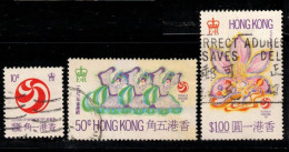 HONG KONG Scott # 265-7 Used - Festival Of Hong Kong 1971 - Used Stamps