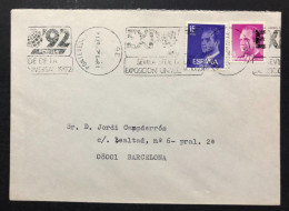 SPAIN, Cover With Special Cancellation « EXPO '92 », « PONTEVEDRA Postmark », 1987 - 1992 – Séville (Espagne)