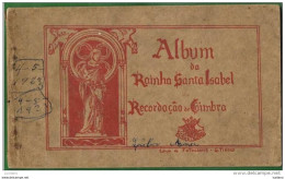 Recordação De Coimbra - Album Da Rainha Santa Isabel - 1920s Album Com 10 Postais - Coimbra