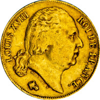 Restauration - 20 Francs Or Louis XVIII 1817 Bayonne - 20 Francs (oro)