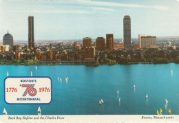 Bicentennial, Boston, Massachusetts  Back Bay Skyline And The Charles River - Boston