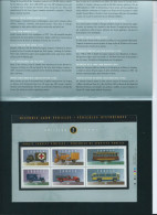 Canada # 1527i Souvenir Sheet Of 6, (MF) MNH - Historic Land Vehicles - 2 - Blocks & Sheetlets