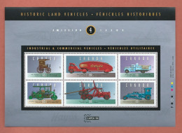 Canada # 1604 Souvenir Sheet Of 6 MNH - Historic Land Vehicles - 4 - Blocks & Kleinbögen