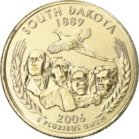 Monnaie, États-Unis, South Dakota, Quarter, 2006, U.S. Mint, Philadelphie - 1999-2009: State Quarters