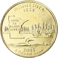 Monnaie, États-Unis, Minnesota, Quarter, 2005, U.S. Mint, Denver, Golden, SPL - 1999-2009: State Quarters