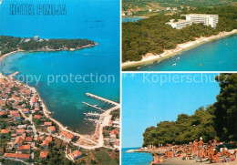 73354924 Zadar Zadra Zara Hotel Pinija Fliegeraufnahme Strand Zadar Zadra Zara - Croacia