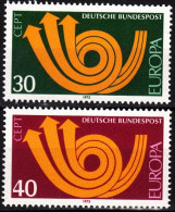 GERMANY 1973 EUROPA. Complete Set, MNH - 1973