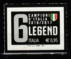 Italien 2017 Juventus Turin Champion Mi 3989 ** Postfrisch Selbstklebend - 2011-20: Mint/hinged