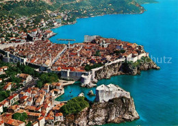 73341663 Dubrovnik Ragusa Altstadt Festung Hafen Fliegeraufnahme Dubrovnik Ragus - Croacia