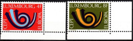 LUXEMBOURG / LUXEMBURG 1973 EUROPA. Complete Set. LR Corner, MNH - 1973