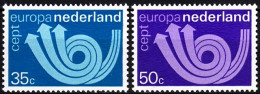 NETHERLANDS / NEDERLAND 1973 EUROPA. Complete Set, MNH - 1973