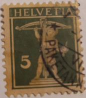 1909 -1911 Guglielmo Tell - Filigrana: Croce Svizzera Multipla - Oblitérés