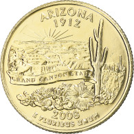 Monnaie, États-Unis, Arizona, Arizona, Quarter, 2008, U.S. Mint, Dahlonega - 1999-2009: State Quarters