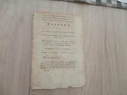 N7 Rapport Barrère Député Hte Pyrénées Invitation Aux Amis De La Liberté  à Propos De La Constitution 19/10/1792 - Wetten & Decreten