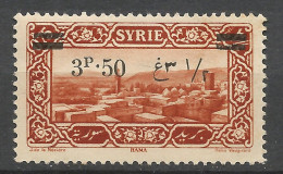 SYRIE  N° 179  Surcharge Recto-verso NEUF* CHARNIERE   / Hinge  / MH - Unused Stamps