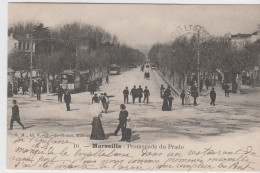 BOUCHES Du RHÔNE - 16 - MARSEILLE -  Promenade Du Prado  ( - Timbre à Date De 1904 ) - Castellane, Prado, Menpenti, Rouet