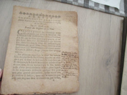 N7 Arrest Du Parlement De Navarre Annoté 26/08/1732 Ventes Immeubles De S Pupilles - Decretos & Leyes