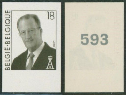 Non Dentelé (1997) - N°2698 S.M. Roi Albert II - 1981-2000