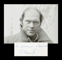 Claude Brosset (1943-2007) - Acteur Français - Carte Dédicacée + Photo - 1984 - Schauspieler Und Komiker